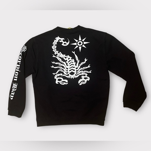 Vintage Other - Scorpion Bay Vintage 90s Italian Design Out There Mas Fina Pullover sz S, Black